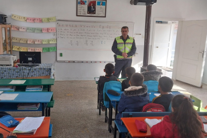 Oğuzeli’nde Öğrencilere Trafik Eğitimi