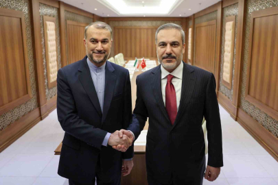 Dışişleri Bakanı Fidan, İranlı Mevkidaşı Abdullahiyan İle Bir Araya Geldi