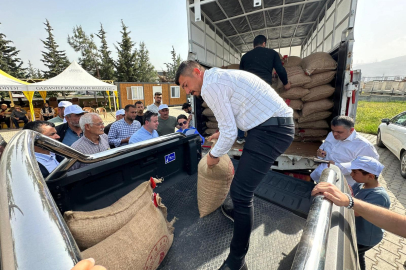 67 Üreticiye 12 Ton Yer Fıstığı Tohumu Desteği Verildi