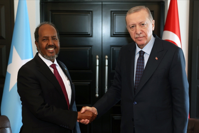 Cumhurbaşkanı Erdoğan, Somali Cumhurbaşkanı Mahmud İle Görüştü