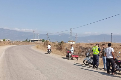 İslahiye’de Motosiklet Denetimi Yapıldı