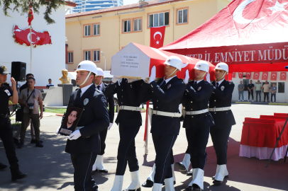 Şehit Polis Memuru İçin Tören Düzenlendi