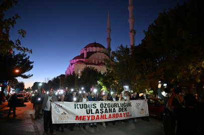 Gaziantep'te İsrail'in Filistin'e Yönelik Saldırıları Protesto Edildi